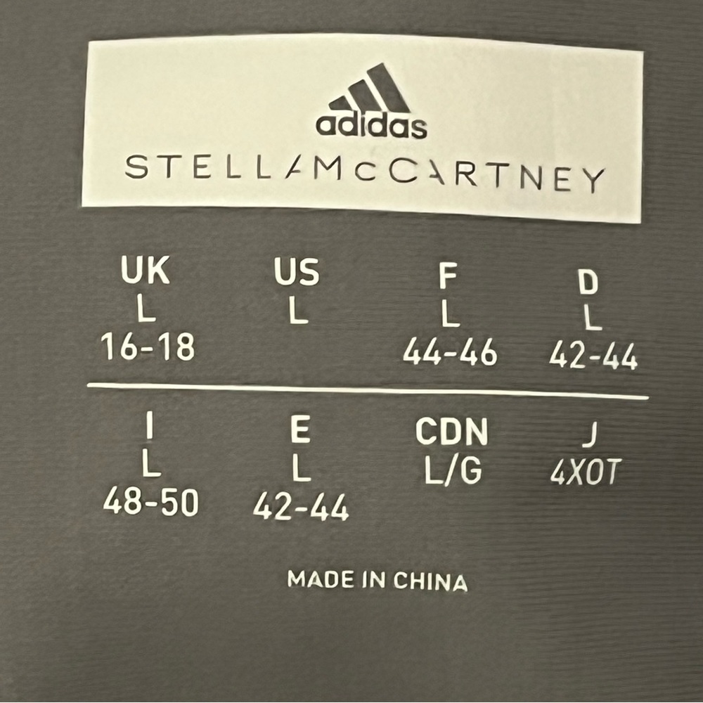 Adidas By Stella McCartney Blue Grey/Tech Mineral Alphaskin 360 stretch Tank Top - Picture 8 of 8